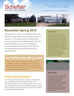 Schefter Poultry Newsletter image